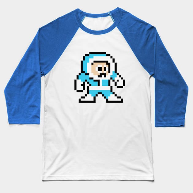 Ice Man from Megaman Baseball T-Shirt by Sharkshock